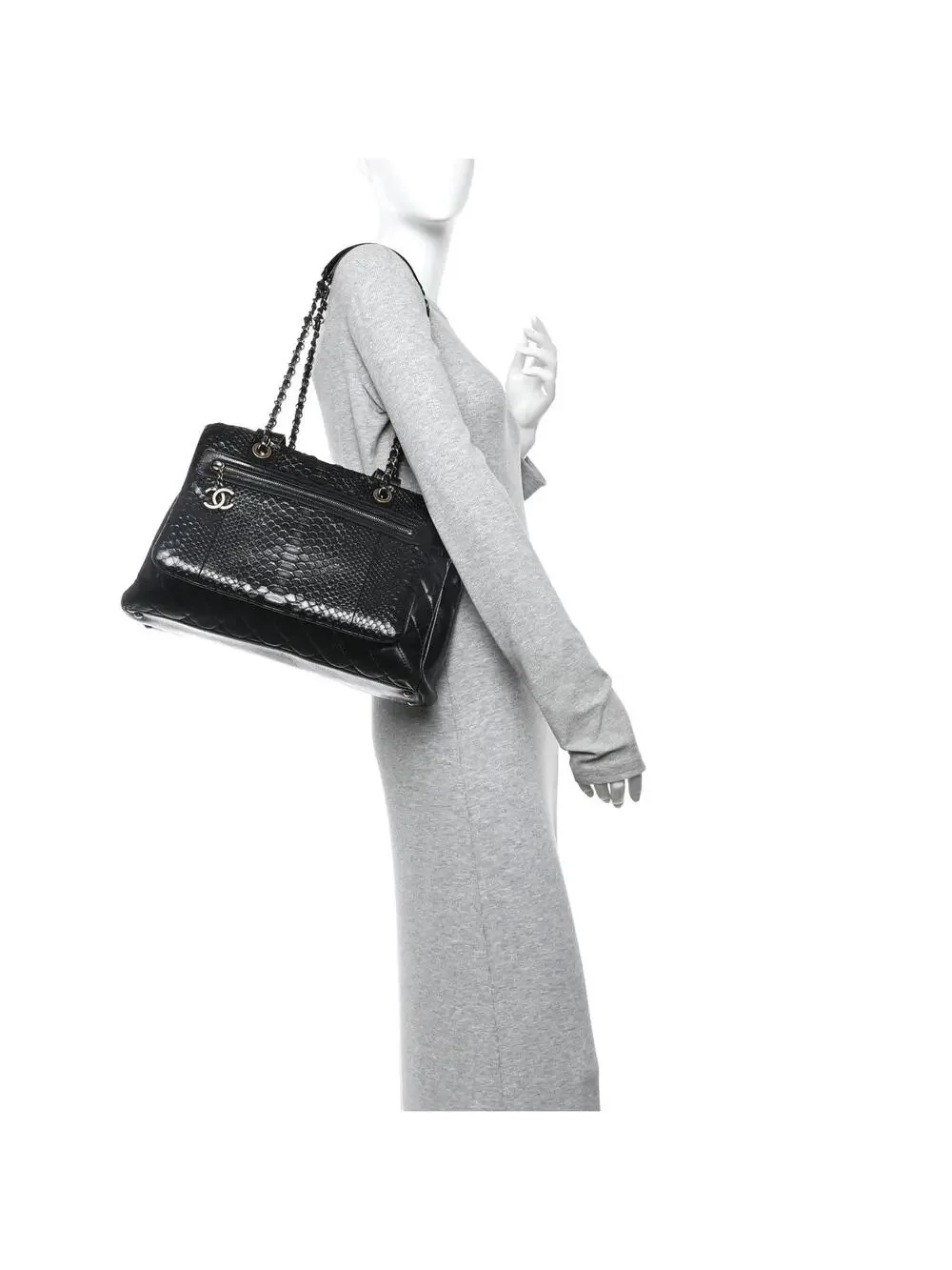 Chanel Snakeskin Glazed Calfskin #322664C19B